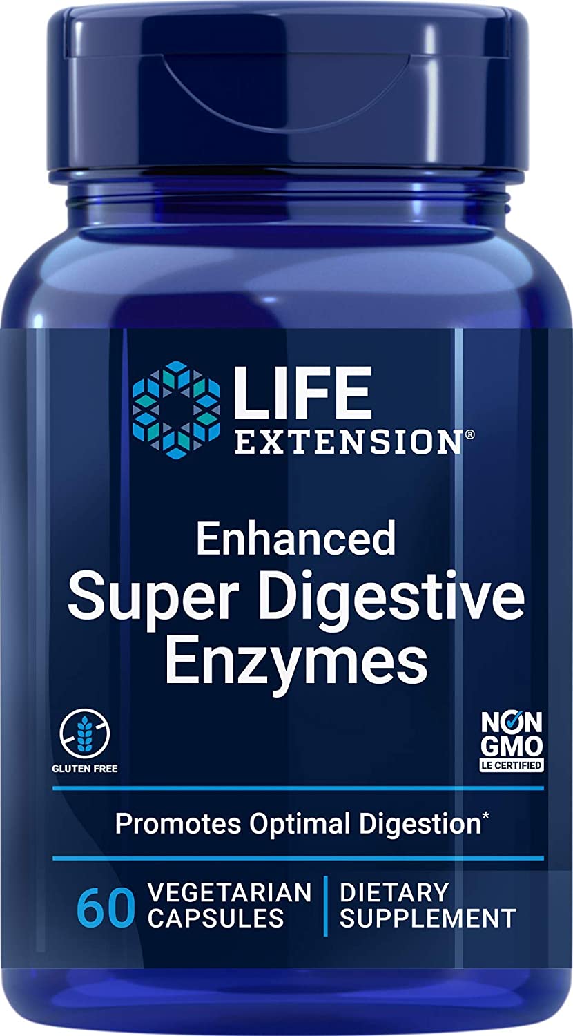 Life Extension Enhanced Super Digestive Enzymes - 60 vcaps