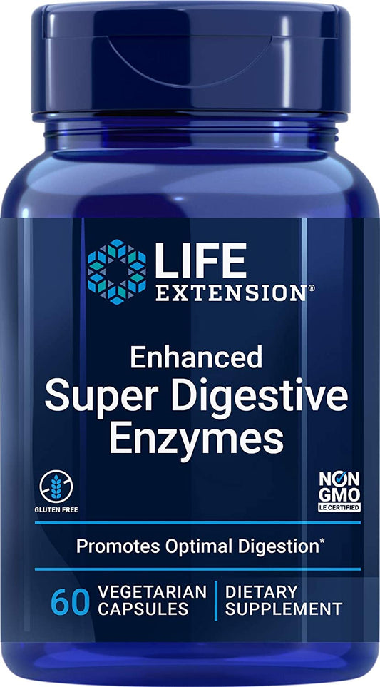 Life Extension Enhanced Super Digestive Enzymes - 60 vcaps