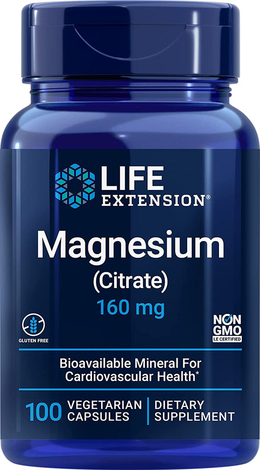Life Extension Magnesium (Citrate), 160mg - 100 vcaps