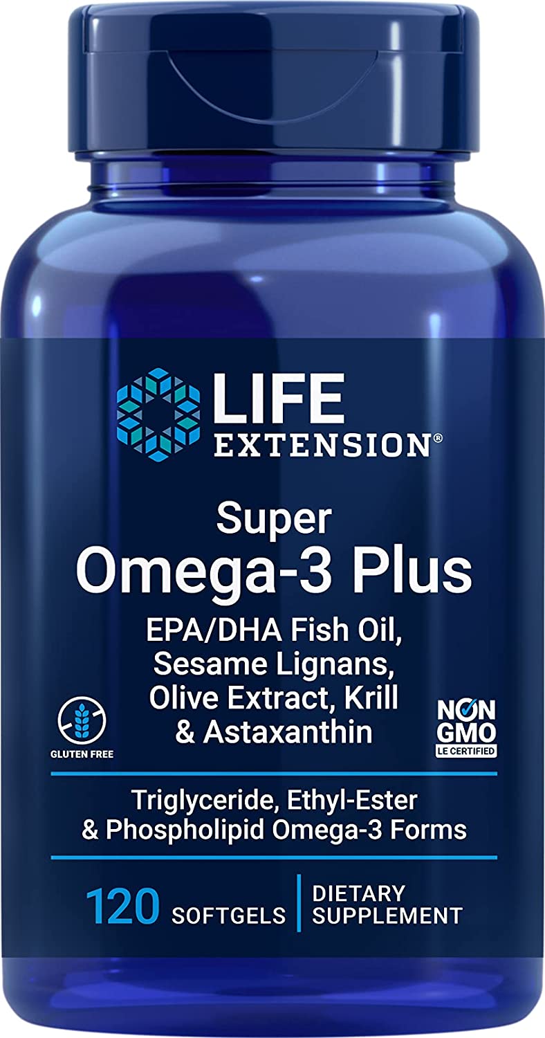 Life Extension Super Omega-3 Plus - 120 softgels