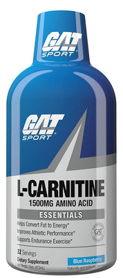 GAT L-Carnitine 1500, Blue Raspberry - 473 ml.