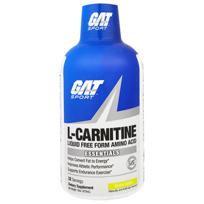 GAT L-Carnitine 1500, Green Apple - 473 ml.