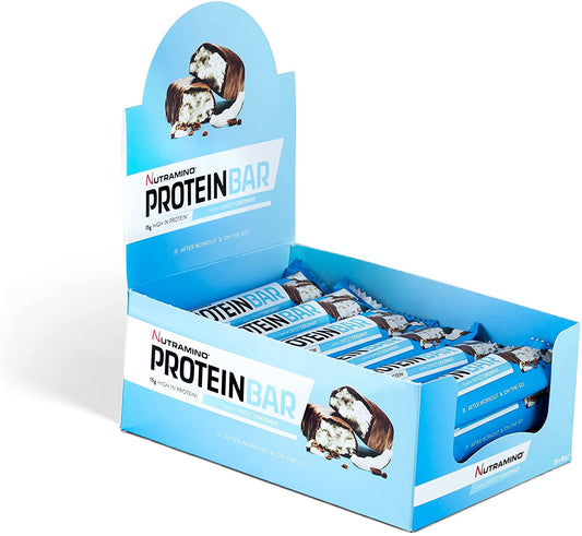 Nutramino Protein Bar, Sweet Coconut - 20 x 49g