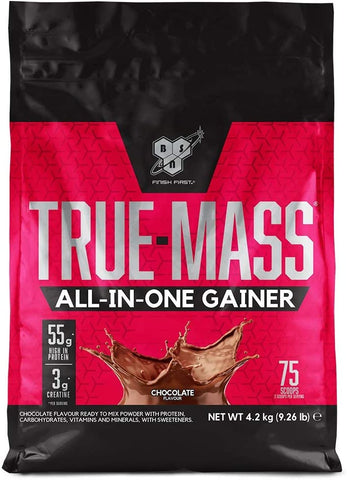 BSN True Mass All-in-One Gainer, Chocolate - 4200g