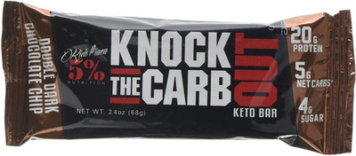 5% Nutrition Knock The Carb Out, Double Dark Chocolate Chip - 10 bars