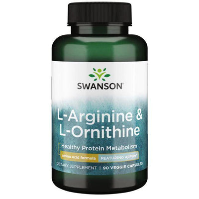 Swanson AjiPure L-Arginine & L-Ornithine - 90 vcaps