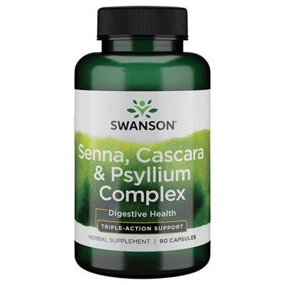 Swanson Senna Psyllium Cascara Complex - 90 caps