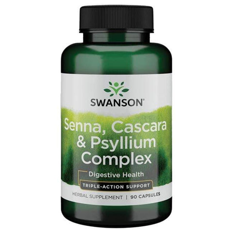 Swanson Senna Psyllium Cascara Complex - 90 caps