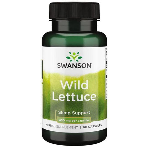 Swanson Full Spectrum Wild Lettuce, 450mg - 60 caps