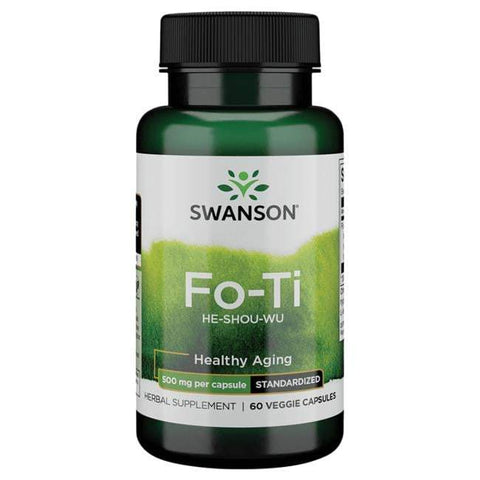 Swanson Fo-Ti Extract, 500mg - 60 vcaps