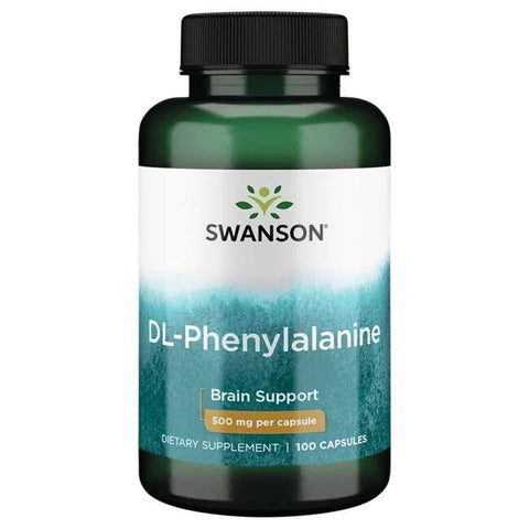 Swanson DL-Phenylalanine, 500mg - 100 caps