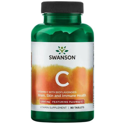 Swanson Vitamin C with Bioflavonoids, 1000mg - 90 tabs