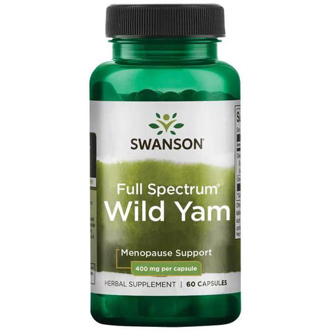 Swanson Full Spectrum Wild Yam, 400mg - 60 caps