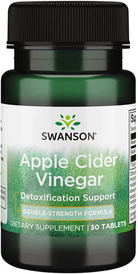 Swanson Apple Cider Vinegar, 200mg Double-Strength - 30 tabs