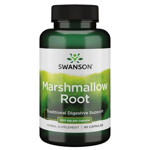 Swanson Marshmallow Root, 500mg - 90 caps