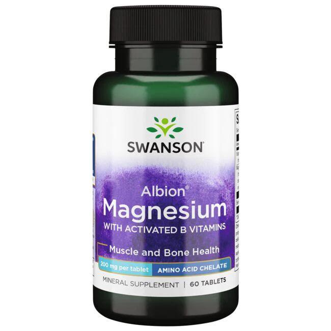 Swanson Albion Chelated TRS Magnesium - 60 tabs