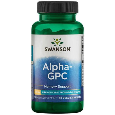 Swanson Alpha-GPC Alpha GlyceroPhosphoCholine, 300mg - 60 vcaps