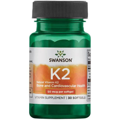 Swanson Vitamin K-2 - Natural, 50mcg - 30 softgels