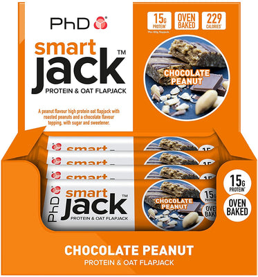 PhD Smart Jack, Chocolate Peanut - 12 bars