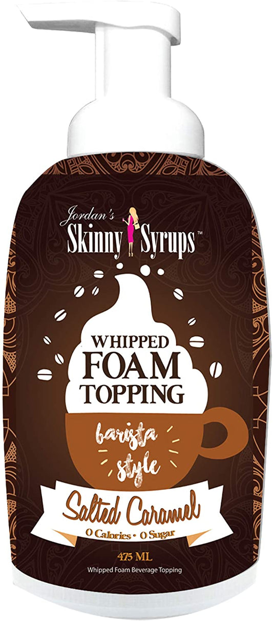 Jordan's Skinny Syrups Whipped Foam Topping, Caramel - 475 ml.