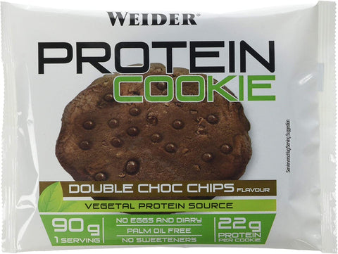 Weider Protein Cookie, Double Choc Chips - 12 x 90g