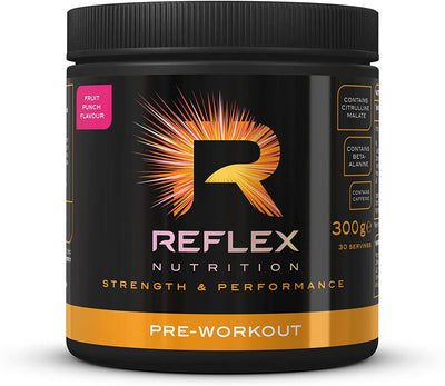Reflex Nutrition Pre-Workout, Fruit Punch - 300g