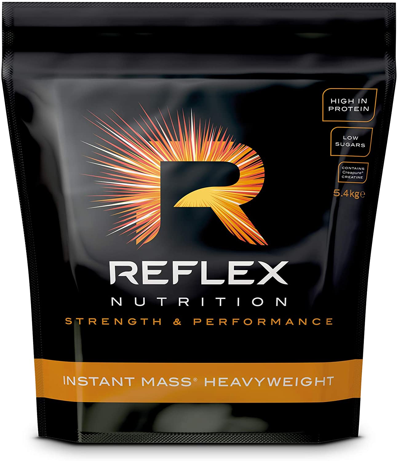 Reflex Nutrition Instant Mass Heavyweight, Strawberries & Cream - 5400g