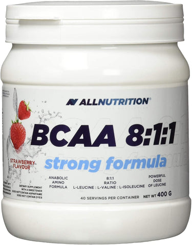 Allnutrition BCAA 8:1:1 Strong Formula, Strawberry - 400g