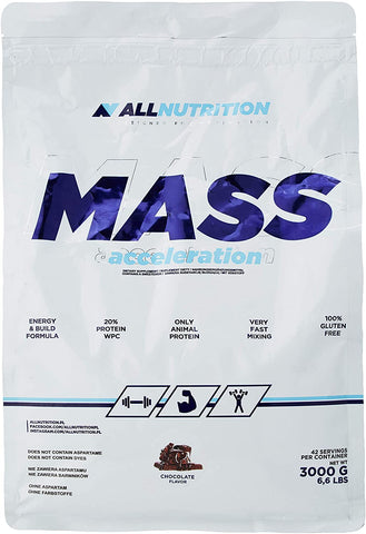 Allnutrition Mass Acceleration, Chocolate - 3000g