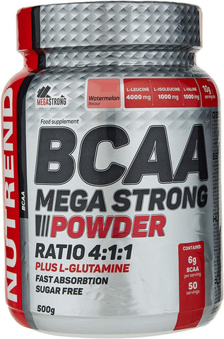 Nutrend BCAA Mega Strong Powder, Watermelon - 500g