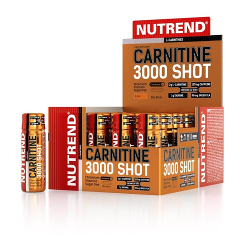 Nutrend Carnitine 3000 Shot, Orange - 20 x 60 ml.