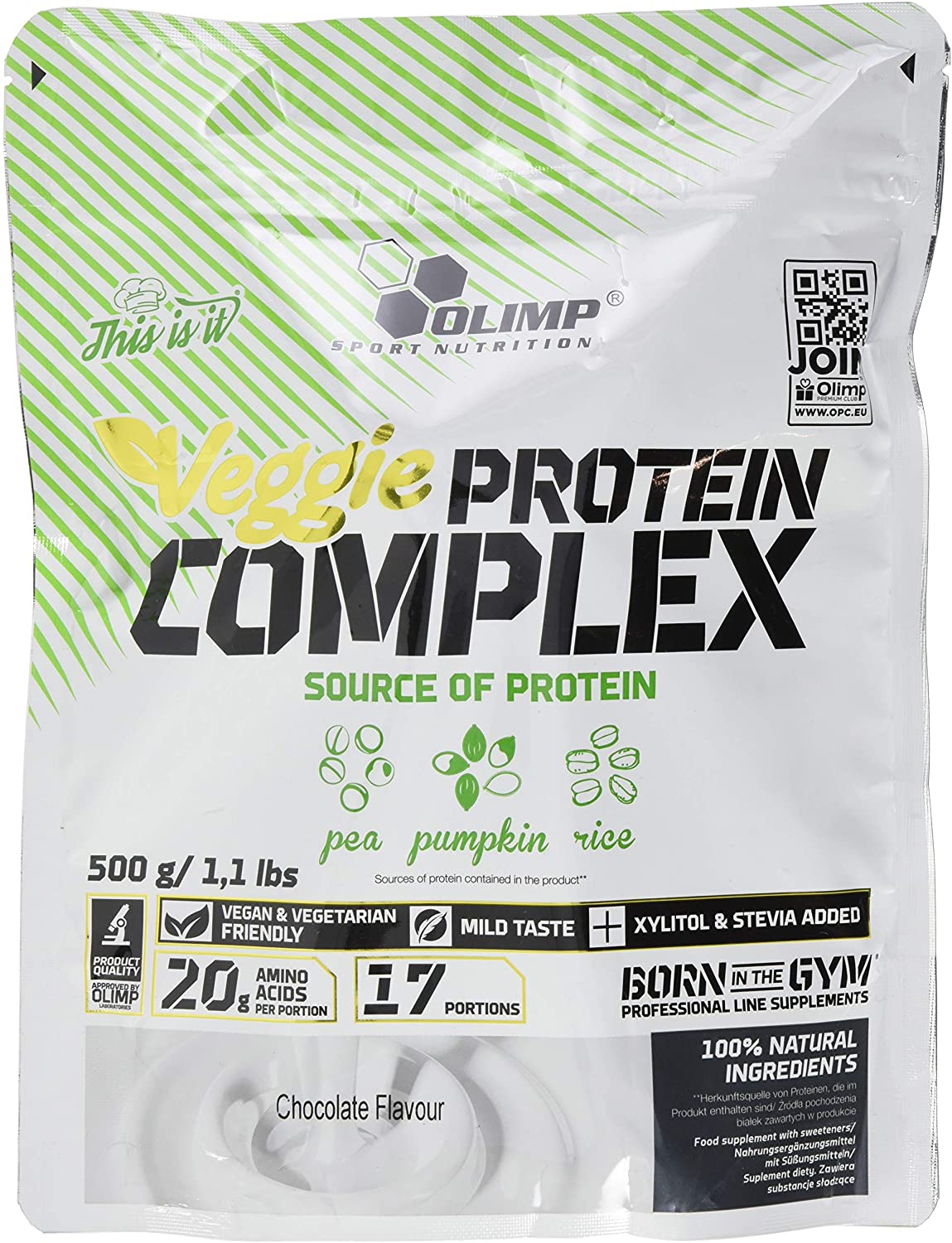 Olimp Nutrition Veggie Protein Complex, Chocolate - 500g