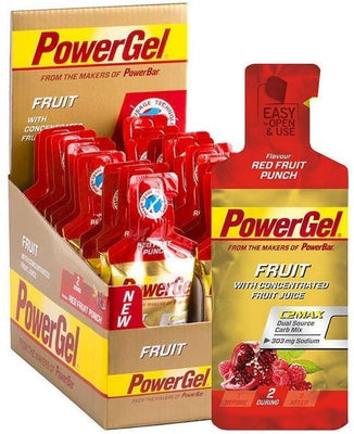 PowerBar Powergel Fruit, Red Fruit Punch - 24 x 41g