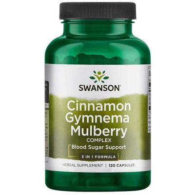 Swanson Cinnamon Gymnema Mulberry Complex - 120 caps