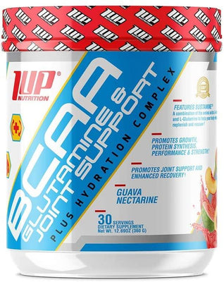 1Up Nutrition His BCAA/EAA Glutamine & Joint Support Plus Hydration Complex, Guava Nectarine - 360g