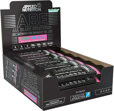 Applied Nutrition ABE - All Black Everything Gel, Candy Ice Blast - 20 x 60g