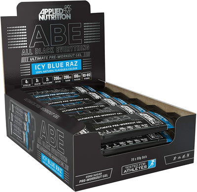 Applied Nutrition ABE - All Black Everything Gel, Icy Blue Raz - 20 x 60g