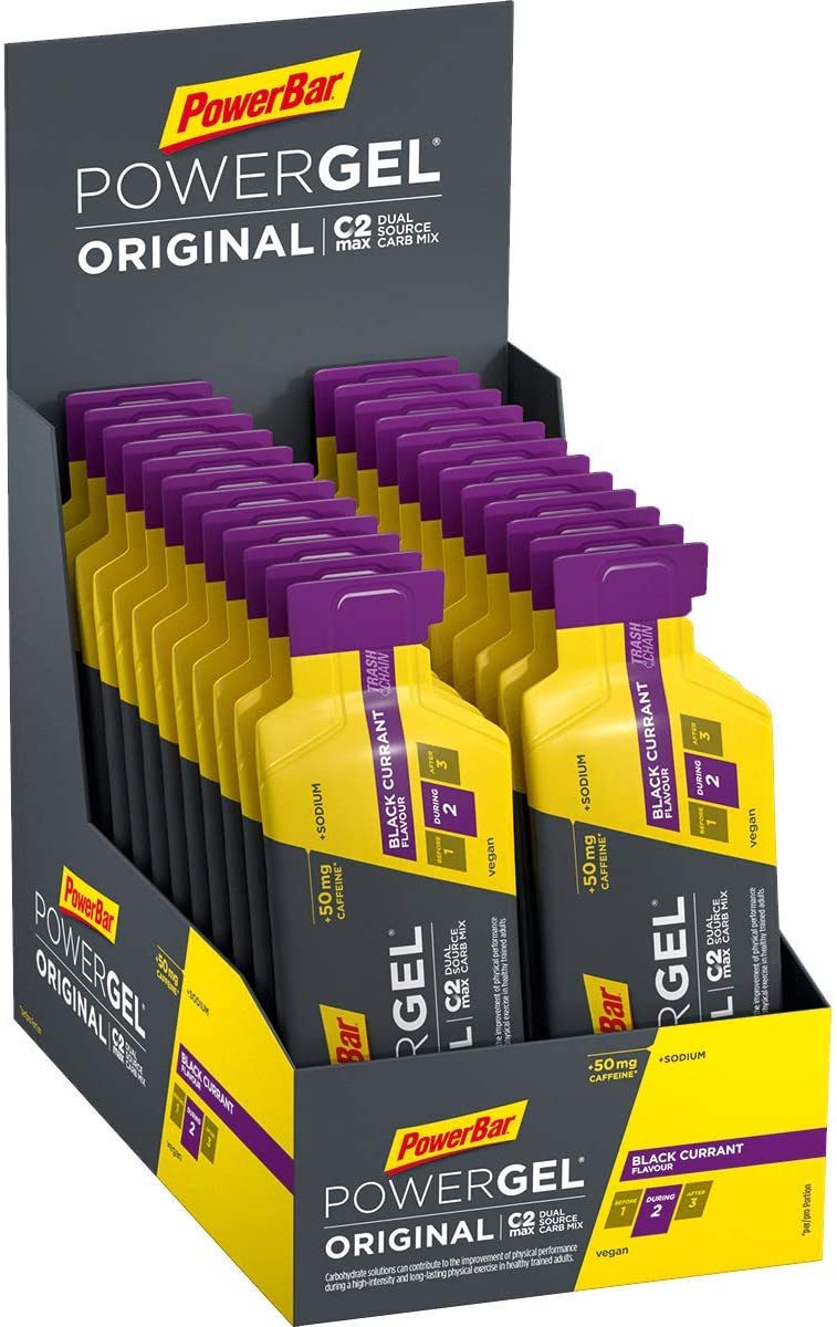 PowerBar Powergel Original, Blackcurrant - 24 x 41g