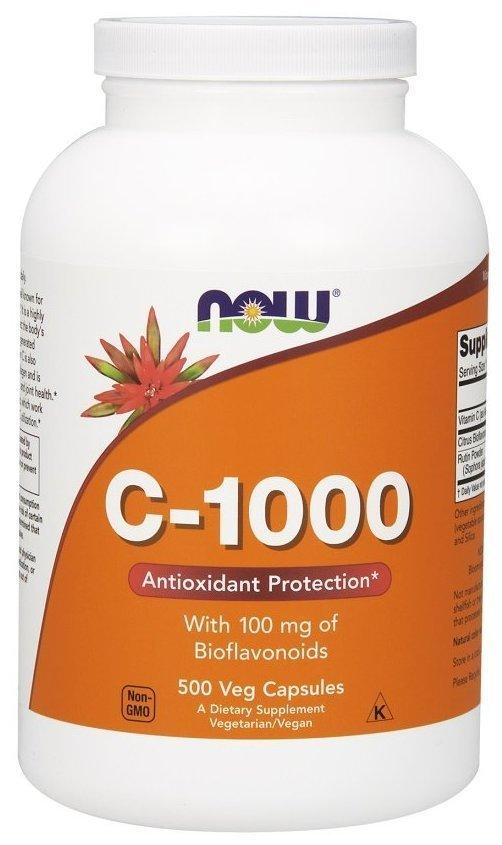NOW Foods Vitamin C-1000 with 100mg Bioflavonids - 500 vcaps
