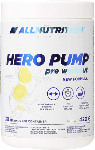 Allnutrition Hero Pump, Lemon 420g