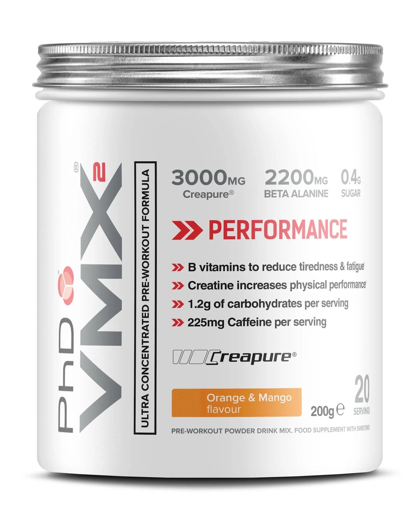 PhD VMX2, Orange & Mango - 200g