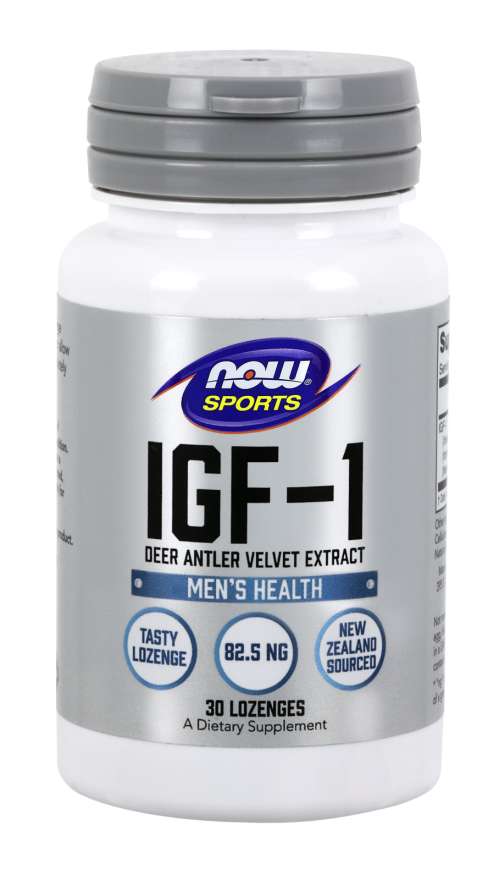 NOW Foods IGF-1, Deer Antler Velvet Extract - 30 lozenges