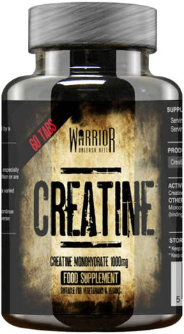 Warrior Creatine Monohydrate, 1000mg - 60 tabs