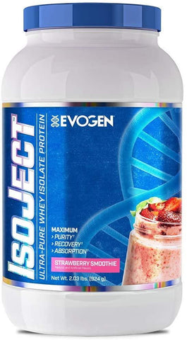 Evogen IsoJect, Strawberry Smoothie - 924g