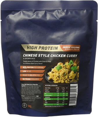 Performance Meals, Chinese Style Chicken Curry & Brown Rice - 1 Pack