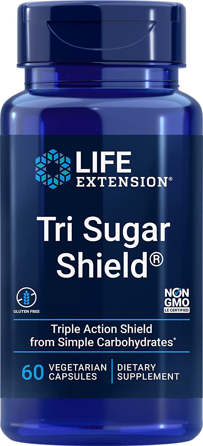 Life Extension Tri Sugar Shield - 60 vcaps