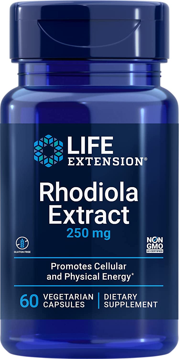Life Extension Rhodiola Extract, 250mg - 60 vcaps