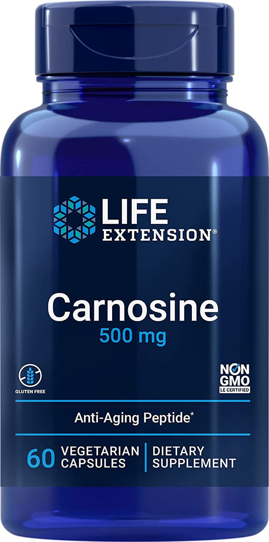 Life Extension Carnosine, 500mg - 60 vcaps