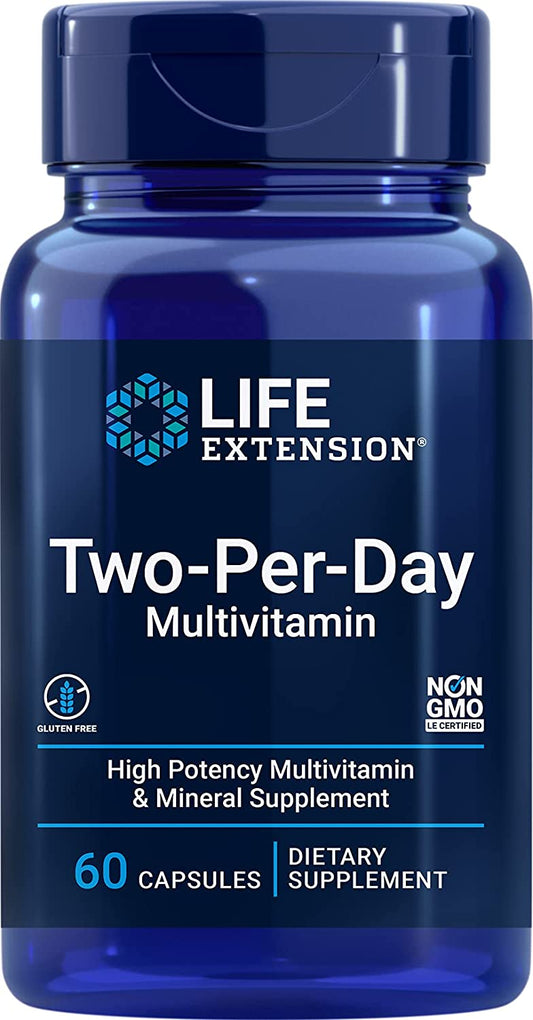 Life Extension Two-Per-Day, Capsules - 60 caps