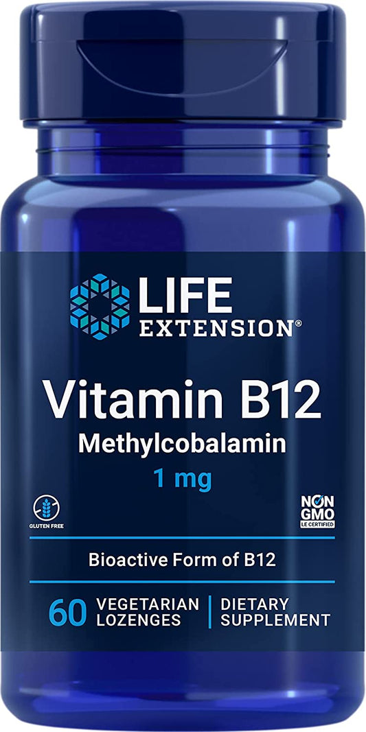 Life Extension Methylcobalamin, 1mg - 60 vegetarian lozenges